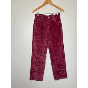 We The Free Risk Taker High Rise Straight Size 28 Red Y2K Vintage Retro Casual